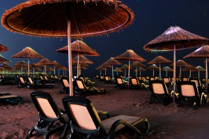 Gettin` high by the beach